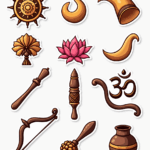 Indian Mythology - Sticker Sheet v8